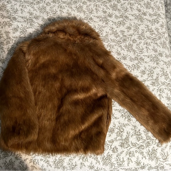Abercrombie & Fitch Faux Fur Coat - Picture 4 of 5